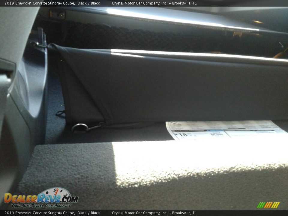 2019 Chevrolet Corvette Stingray Coupe Black / Black Photo #11