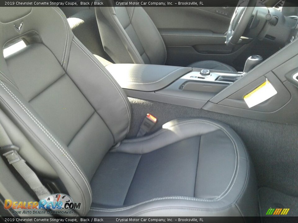 2019 Chevrolet Corvette Stingray Coupe Black / Black Photo #12