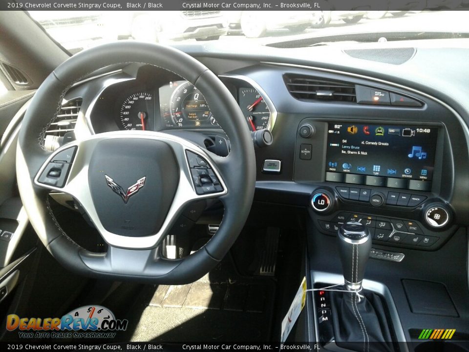 2019 Chevrolet Corvette Stingray Coupe Black / Black Photo #13