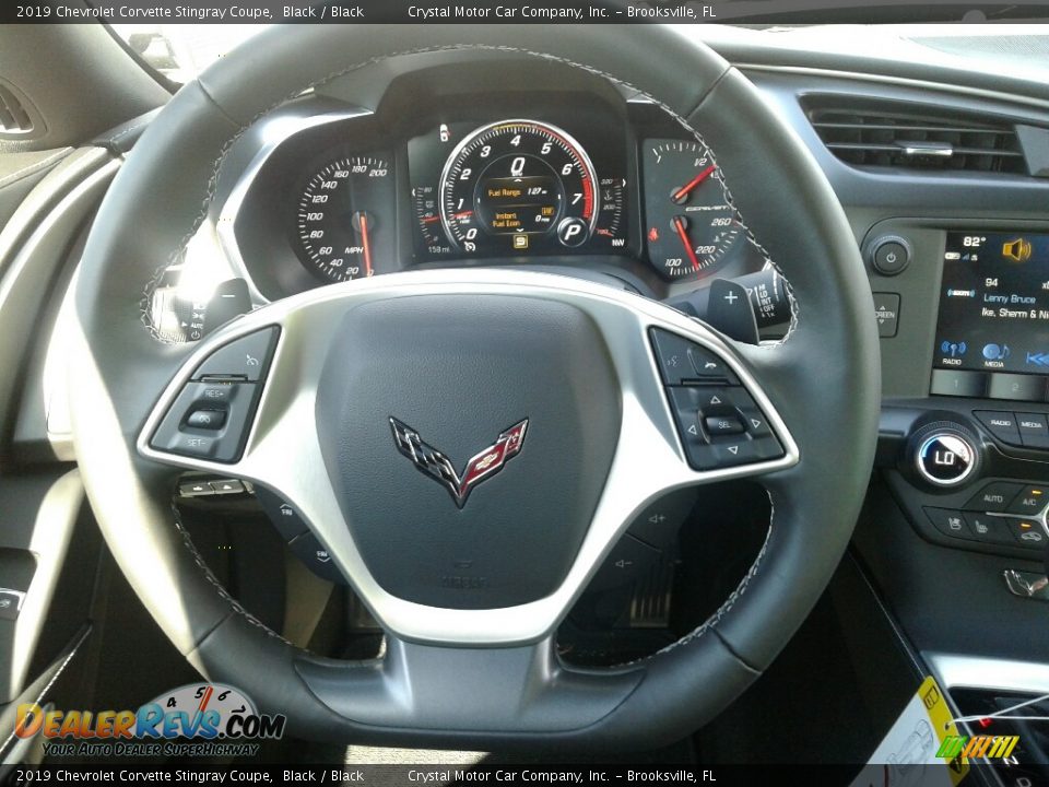 2019 Chevrolet Corvette Stingray Coupe Black / Black Photo #14