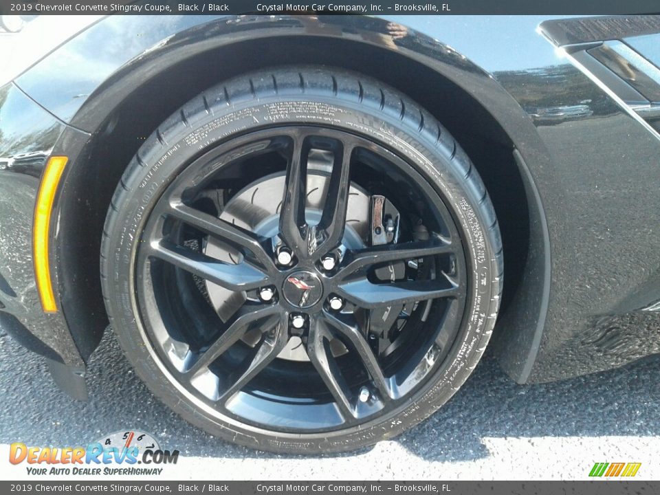 2019 Chevrolet Corvette Stingray Coupe Black / Black Photo #20