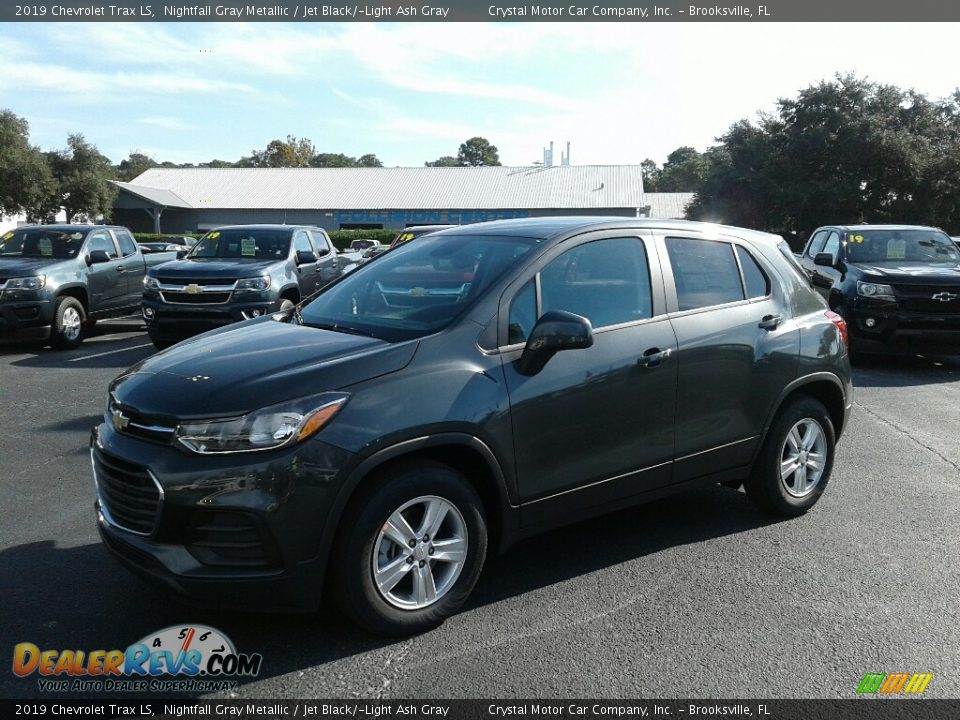 2019 Chevrolet Trax LS Nightfall Gray Metallic / Jet Black/­Light Ash Gray Photo #1