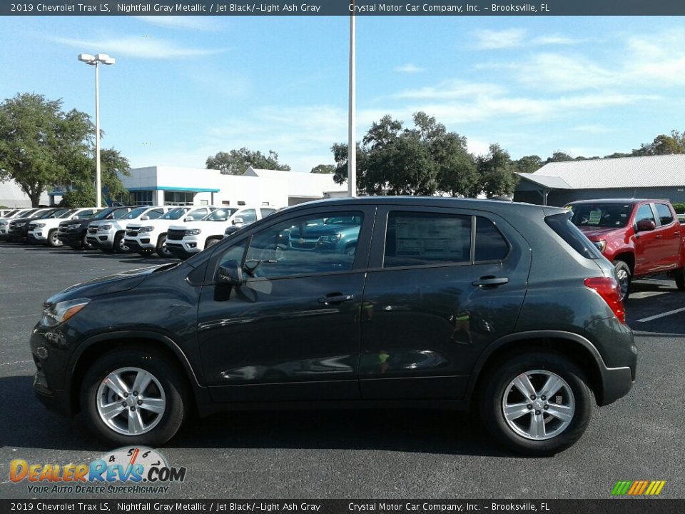 2019 Chevrolet Trax LS Nightfall Gray Metallic / Jet Black/­Light Ash Gray Photo #2