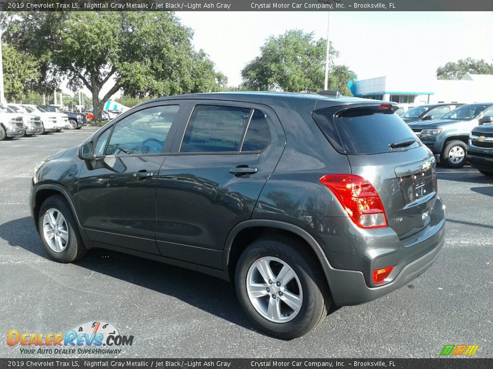 2019 Chevrolet Trax LS Nightfall Gray Metallic / Jet Black/­Light Ash Gray Photo #3