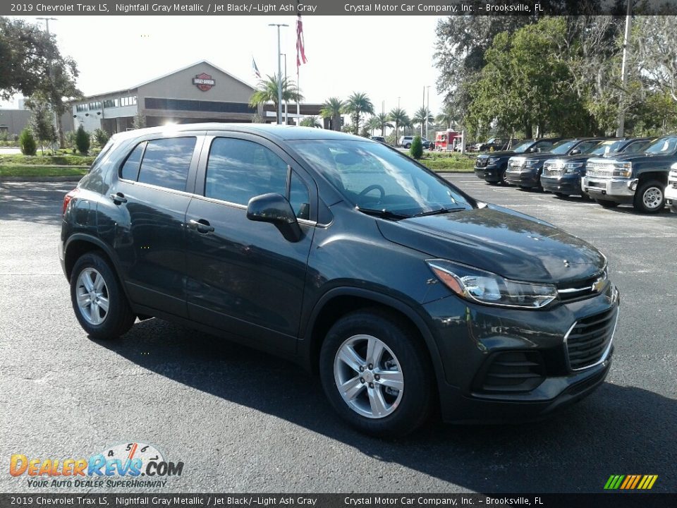 2019 Chevrolet Trax LS Nightfall Gray Metallic / Jet Black/­Light Ash Gray Photo #7