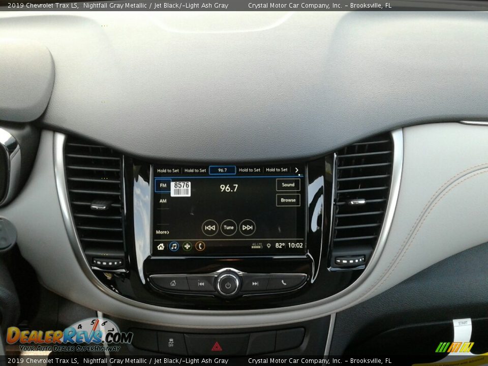 2019 Chevrolet Trax LS Nightfall Gray Metallic / Jet Black/­Light Ash Gray Photo #15