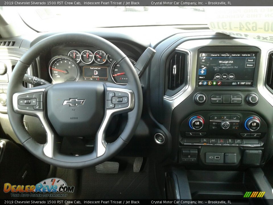 2019 Chevrolet Silverado 1500 RST Crew Cab Iridescent Pearl Tricoat / Jet Black Photo #13