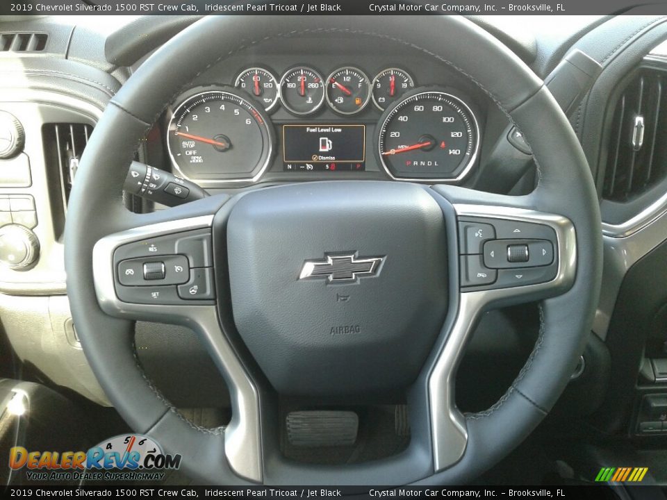 2019 Chevrolet Silverado 1500 RST Crew Cab Iridescent Pearl Tricoat / Jet Black Photo #14