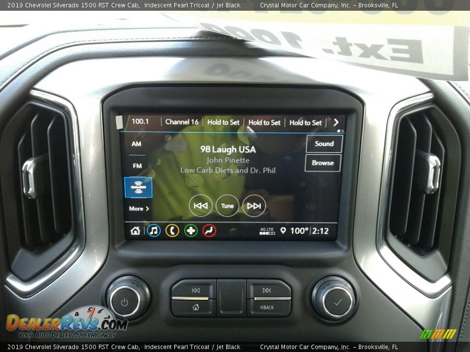 2019 Chevrolet Silverado 1500 RST Crew Cab Iridescent Pearl Tricoat / Jet Black Photo #15