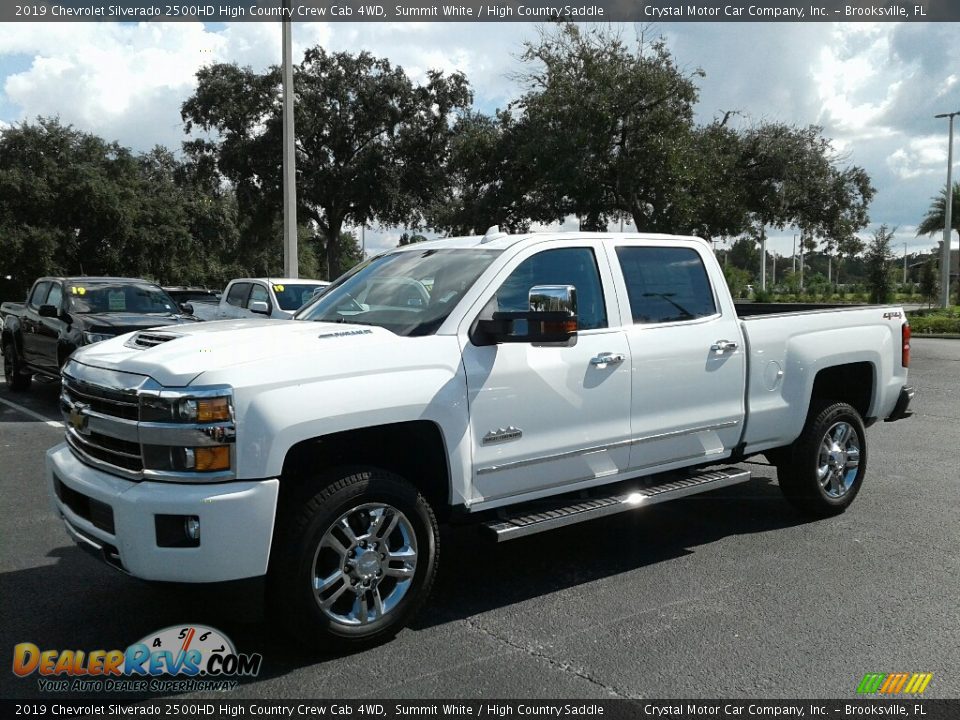 2019 Chevrolet Silverado 2500HD High Country Crew Cab 4WD Summit White / High Country Saddle Photo #1