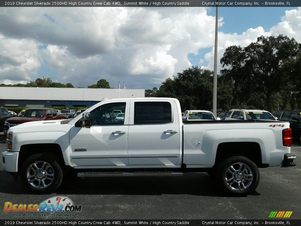 2019 Chevrolet Silverado 2500HD High Country Crew Cab 4WD Summit White / High Country Saddle Photo #2