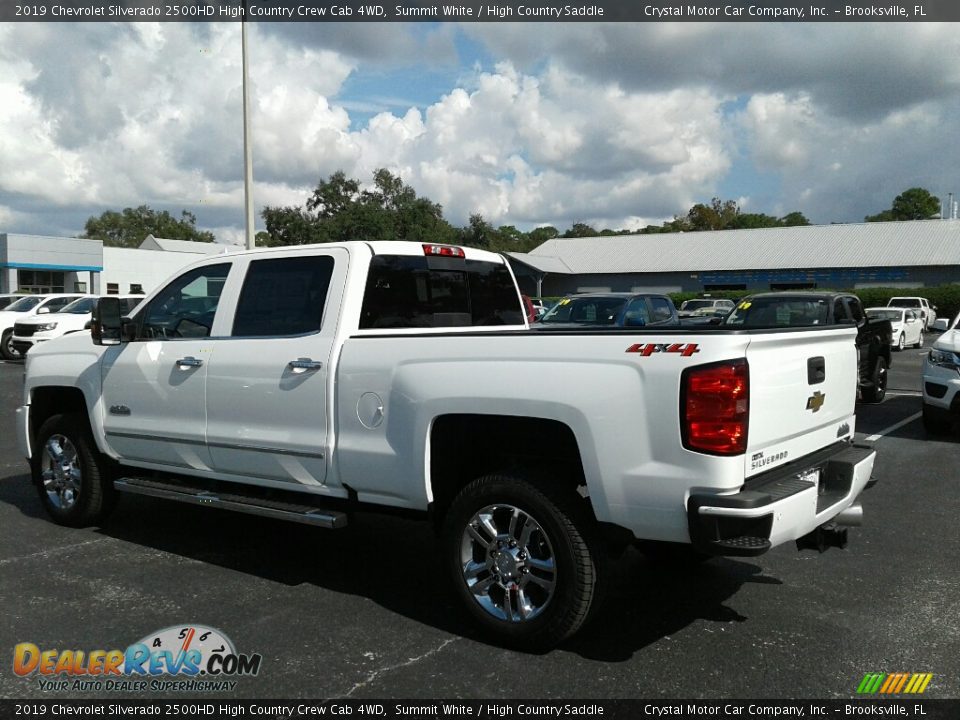 2019 Chevrolet Silverado 2500HD High Country Crew Cab 4WD Summit White / High Country Saddle Photo #3