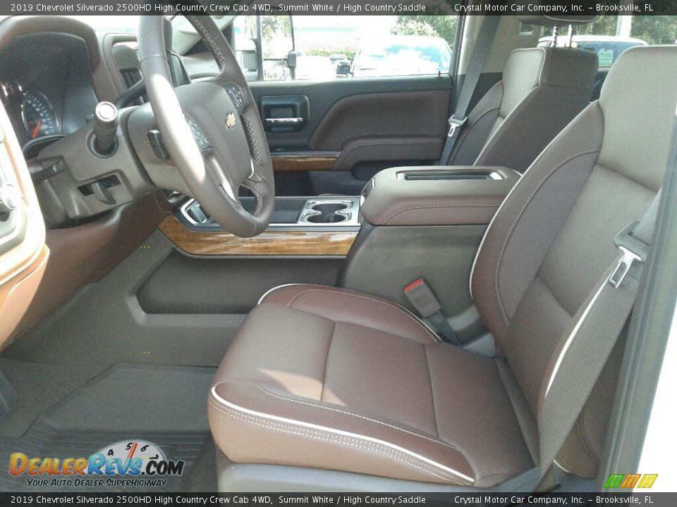 2019 Chevrolet Silverado 2500HD High Country Crew Cab 4WD Summit White / High Country Saddle Photo #9