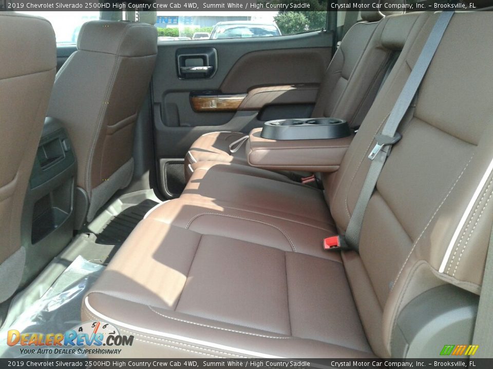 2019 Chevrolet Silverado 2500HD High Country Crew Cab 4WD Summit White / High Country Saddle Photo #10