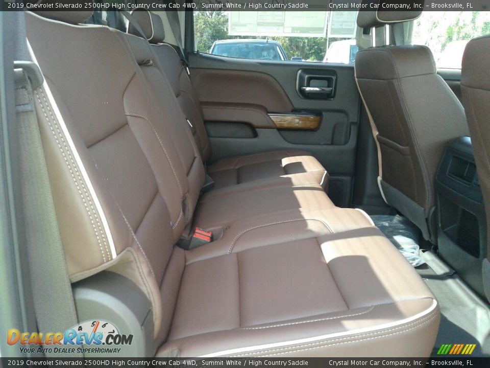 2019 Chevrolet Silverado 2500HD High Country Crew Cab 4WD Summit White / High Country Saddle Photo #11