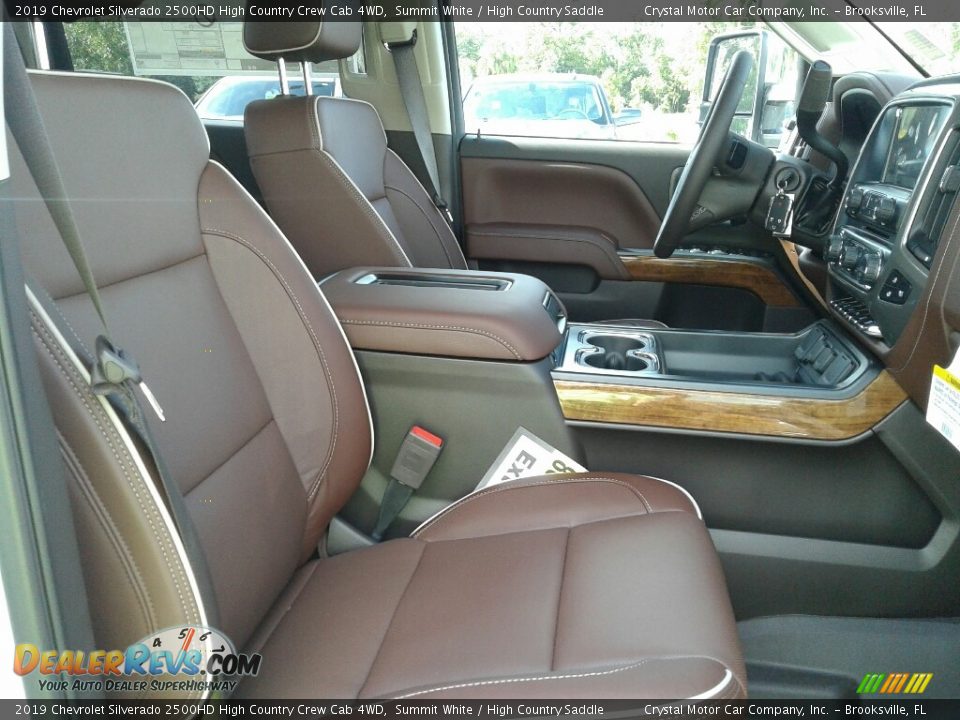 2019 Chevrolet Silverado 2500HD High Country Crew Cab 4WD Summit White / High Country Saddle Photo #12
