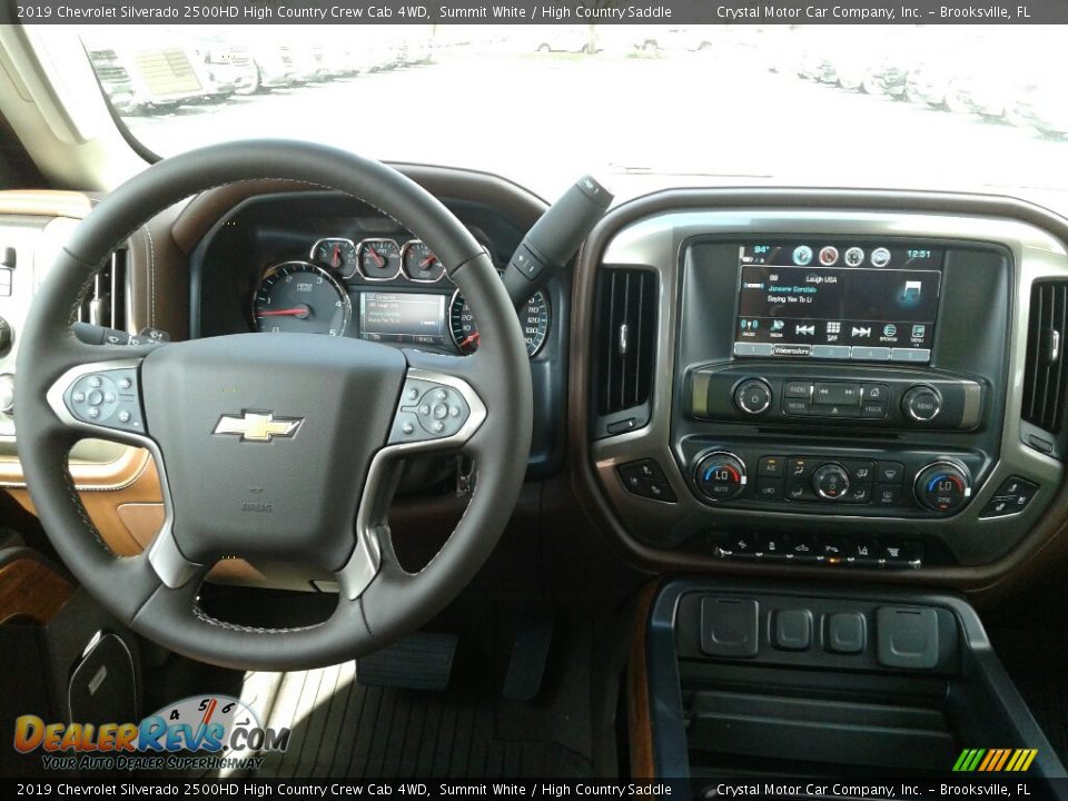 2019 Chevrolet Silverado 2500HD High Country Crew Cab 4WD Summit White / High Country Saddle Photo #13