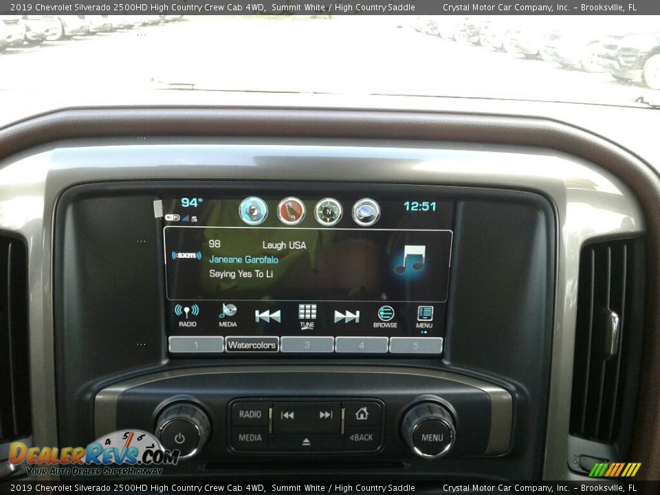 2019 Chevrolet Silverado 2500HD High Country Crew Cab 4WD Summit White / High Country Saddle Photo #15