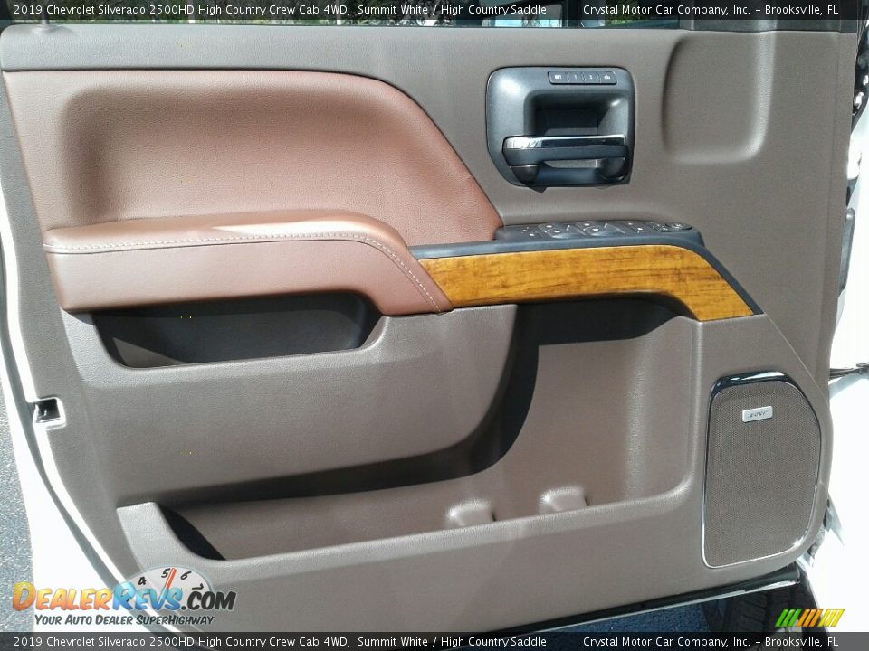 2019 Chevrolet Silverado 2500HD High Country Crew Cab 4WD Summit White / High Country Saddle Photo #18