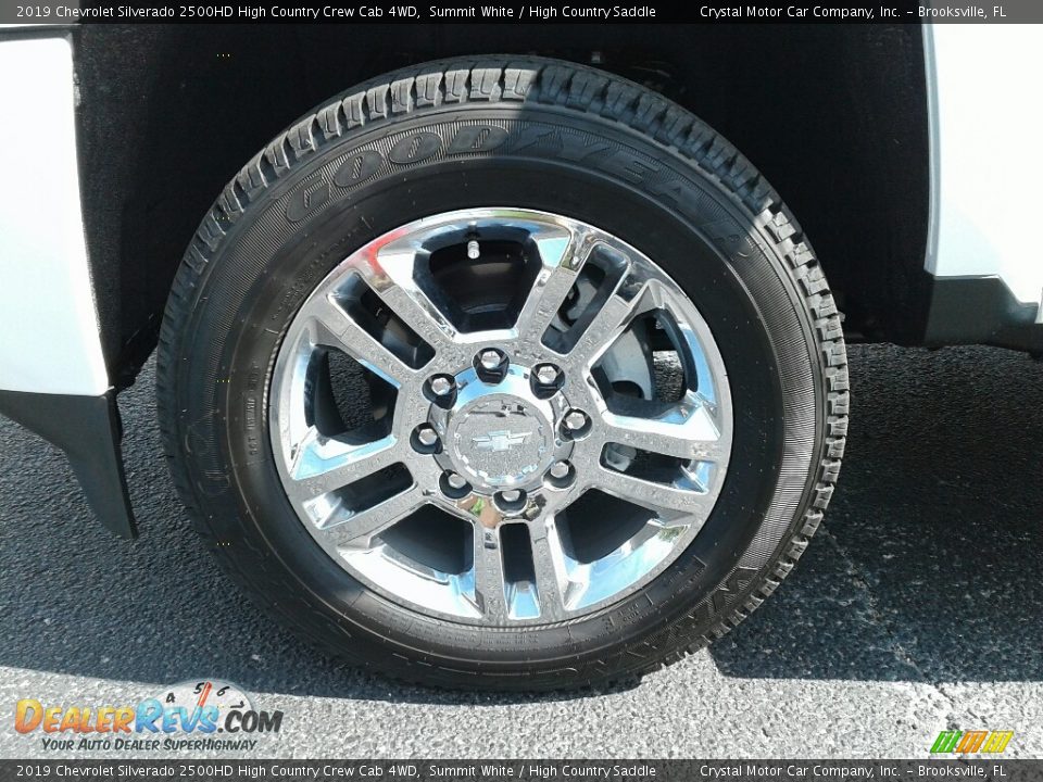 2019 Chevrolet Silverado 2500HD High Country Crew Cab 4WD Summit White / High Country Saddle Photo #21