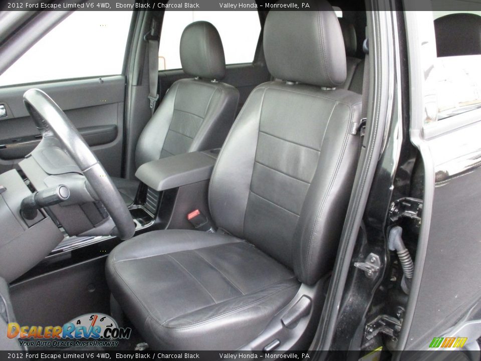 2012 Ford Escape Limited V6 4WD Ebony Black / Charcoal Black Photo #12