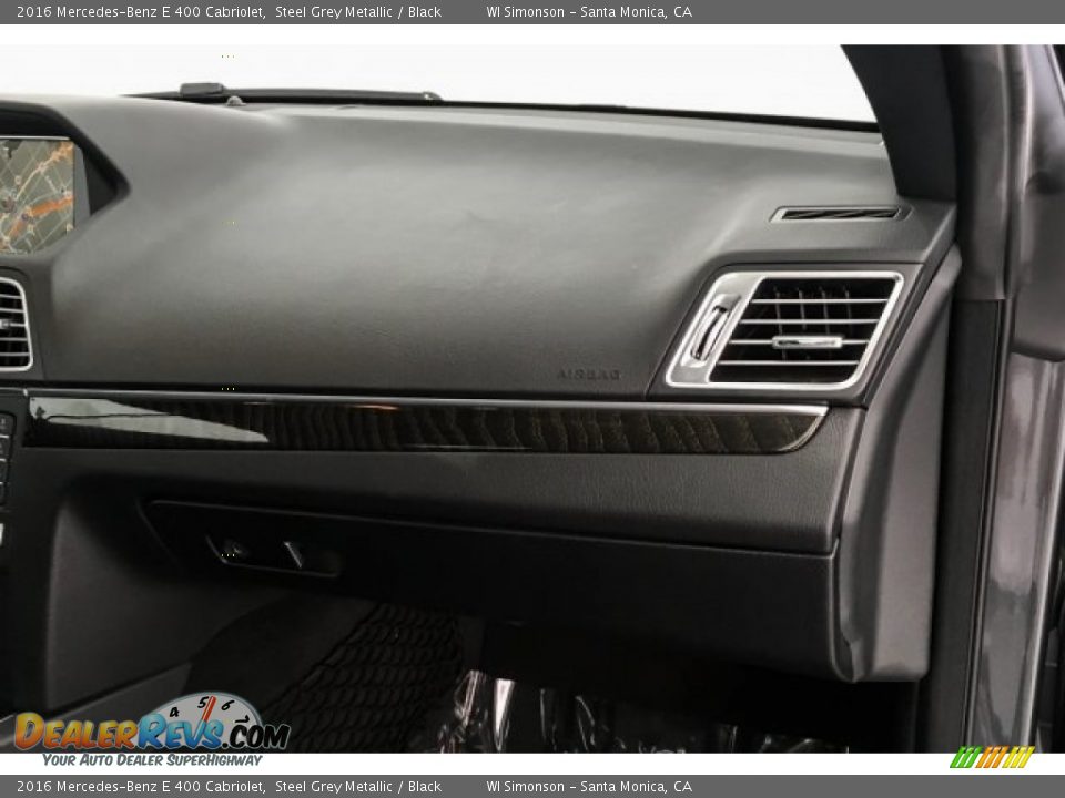 2016 Mercedes-Benz E 400 Cabriolet Steel Grey Metallic / Black Photo #29