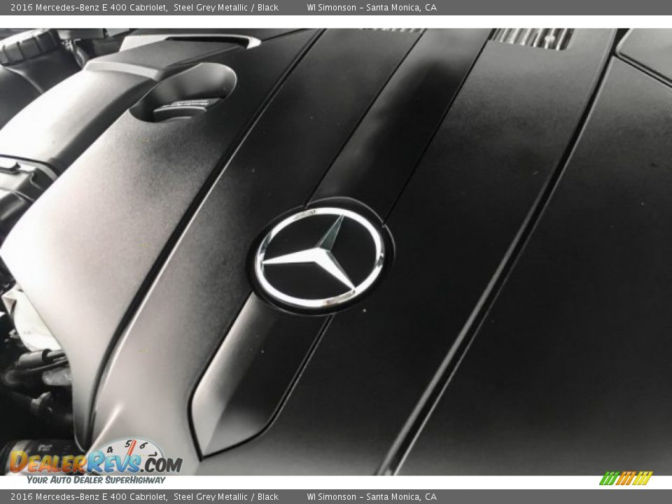 2016 Mercedes-Benz E 400 Cabriolet Steel Grey Metallic / Black Photo #31
