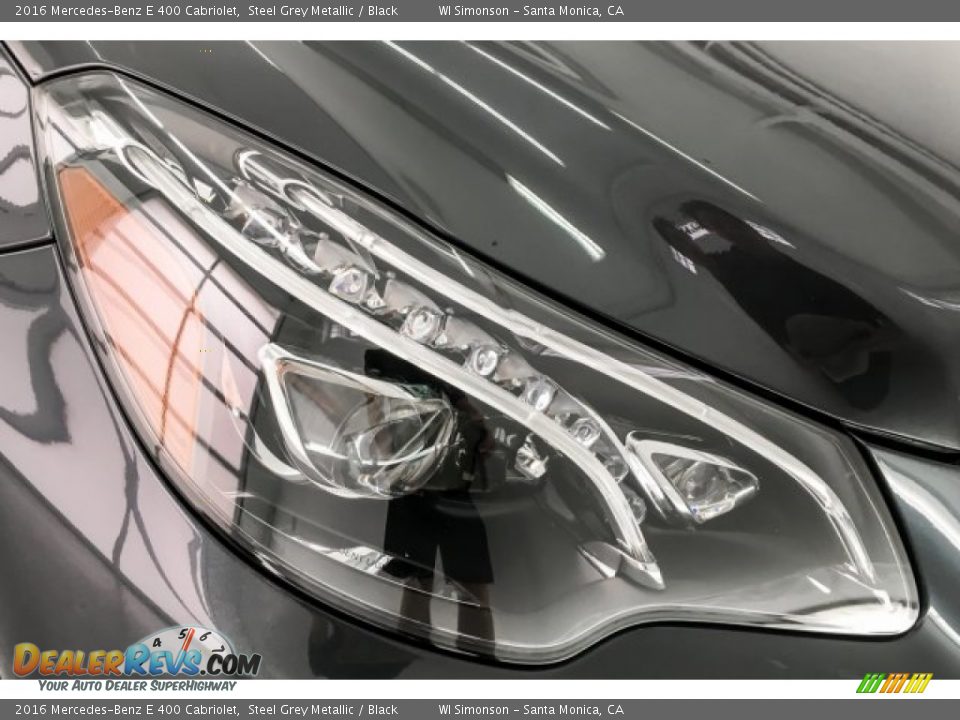 2016 Mercedes-Benz E 400 Cabriolet Steel Grey Metallic / Black Photo #32
