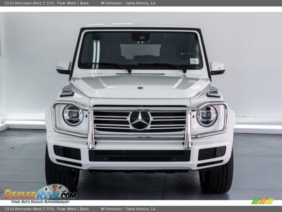 2019 Mercedes-Benz G 550 Polar White / Black Photo #2