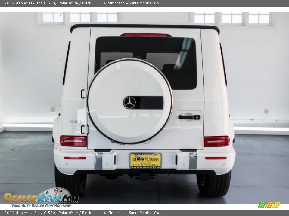 2019 Mercedes-Benz G 550 Polar White / Black Photo #3