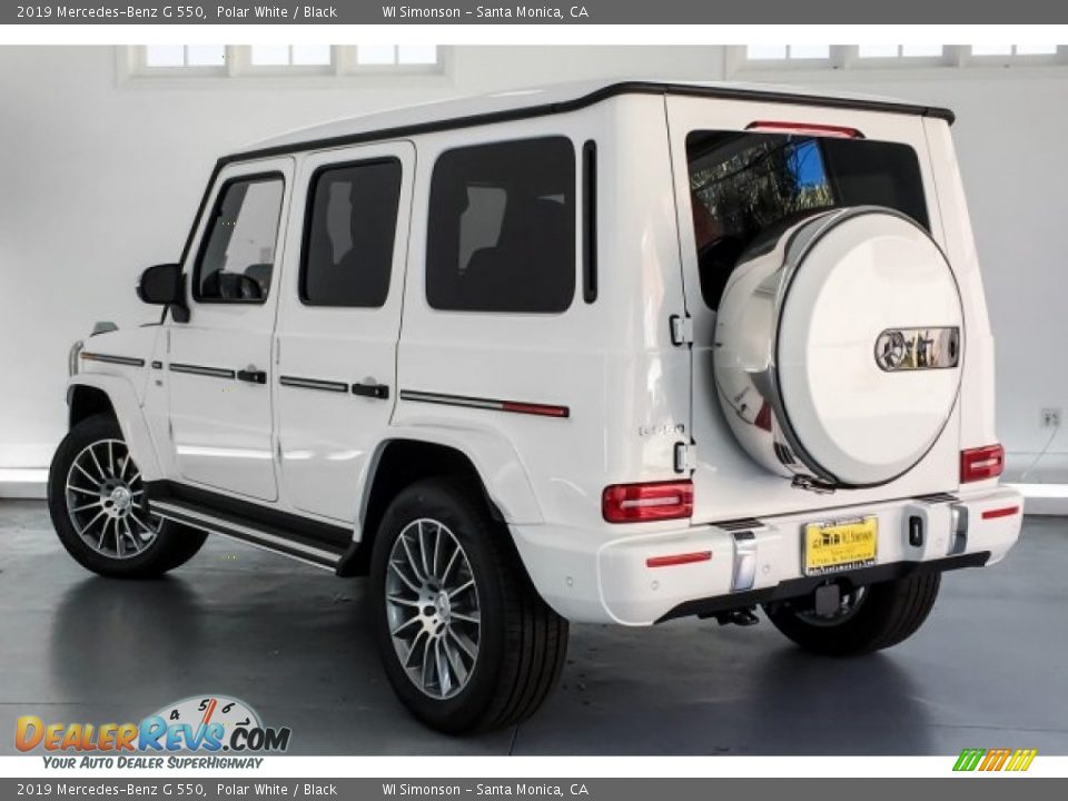 2019 Mercedes-Benz G 550 Polar White / Black Photo #10