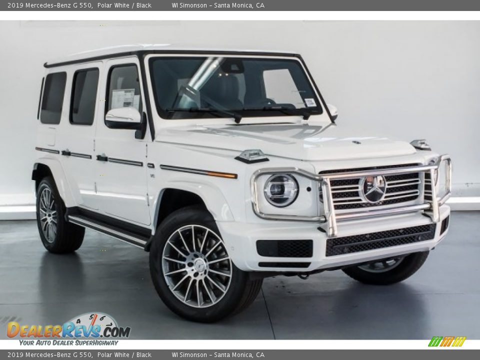 2019 Mercedes-Benz G 550 Polar White / Black Photo #14