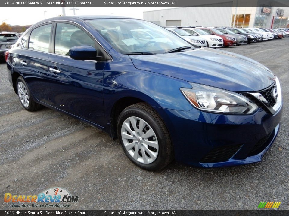 2019 Nissan Sentra S Deep Blue Pearl / Charcoal Photo #1