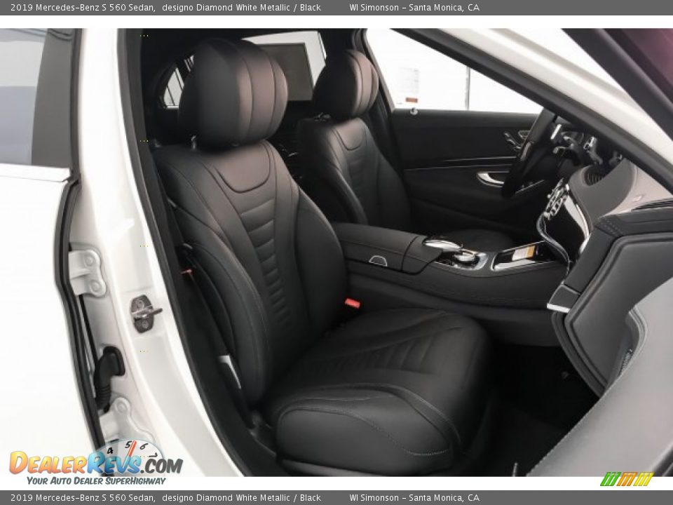 2019 Mercedes-Benz S 560 Sedan designo Diamond White Metallic / Black Photo #5