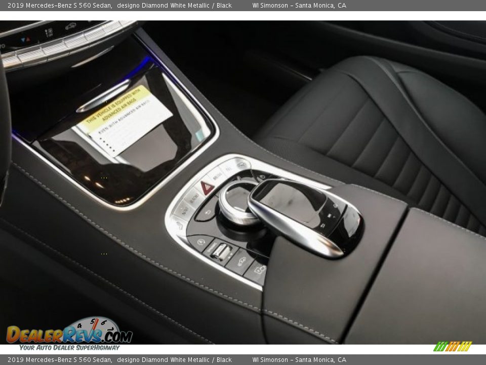2019 Mercedes-Benz S 560 Sedan designo Diamond White Metallic / Black Photo #7