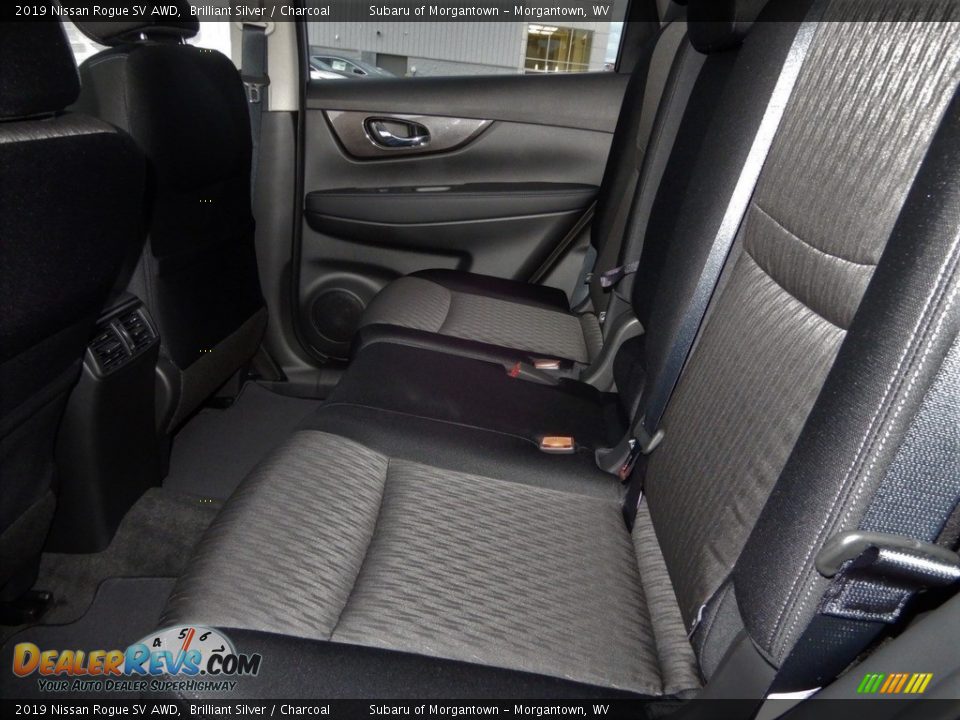 Rear Seat of 2019 Nissan Rogue SV AWD Photo #12
