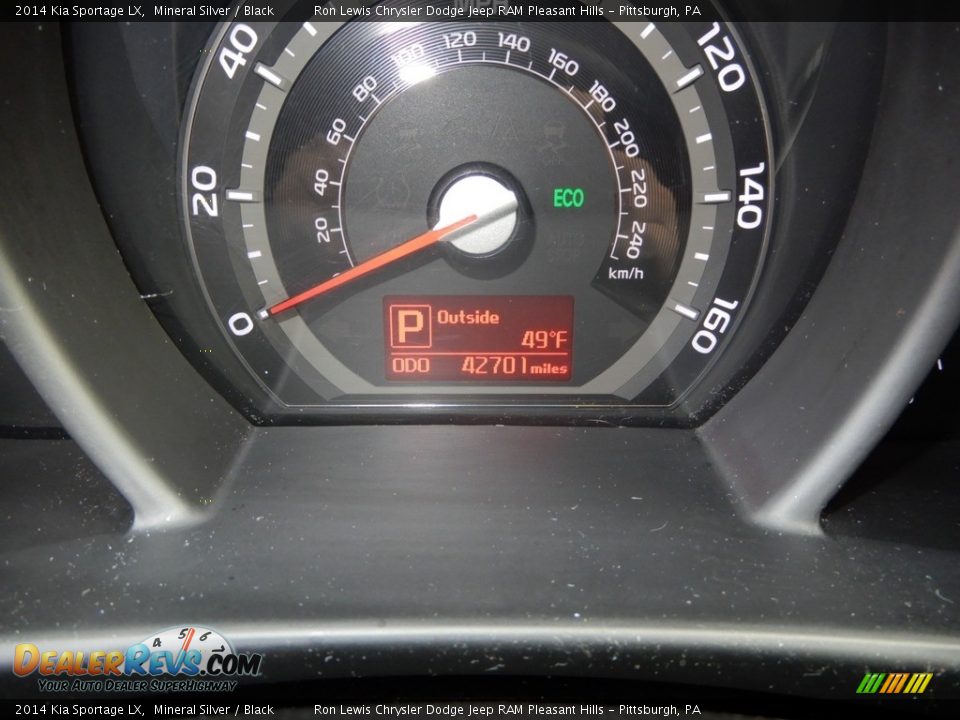 2014 Kia Sportage LX Mineral Silver / Black Photo #19