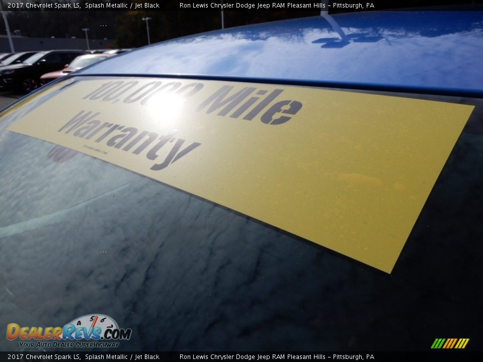 2017 Chevrolet Spark LS Splash Metallic / Jet Black Photo #10