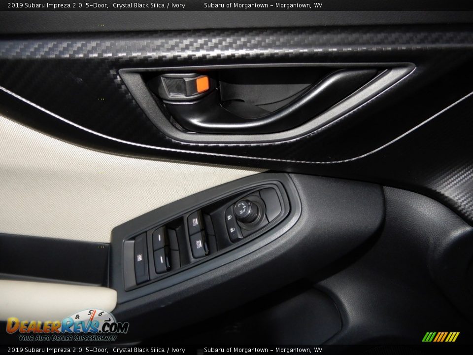 2019 Subaru Impreza 2.0i 5-Door Crystal Black Silica / Ivory Photo #14