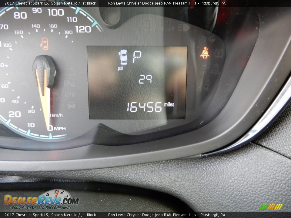 2017 Chevrolet Spark LS Splash Metallic / Jet Black Photo #19