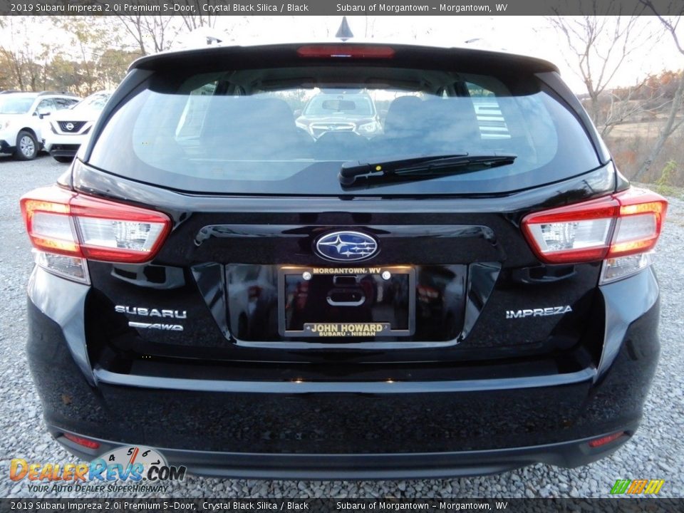 2019 Subaru Impreza 2.0i Premium 5-Door Crystal Black Silica / Black Photo #4
