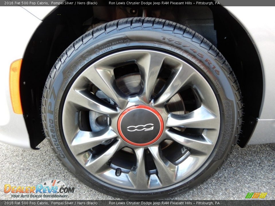 2018 Fiat 500 Pop Cabrio Wheel Photo #10