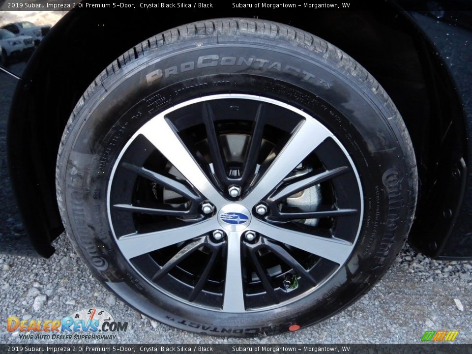 2019 Subaru Impreza 2.0i Premium 5-Door Crystal Black Silica / Black Photo #10
