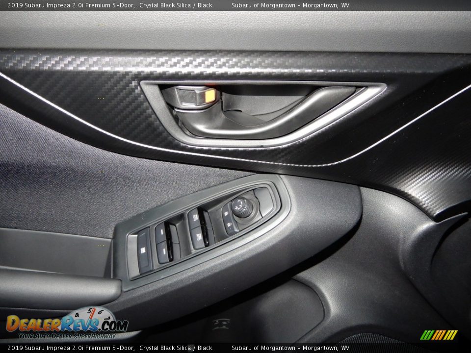 2019 Subaru Impreza 2.0i Premium 5-Door Crystal Black Silica / Black Photo #14