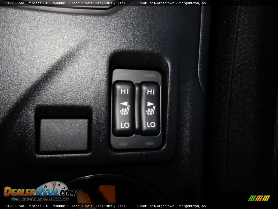 2019 Subaru Impreza 2.0i Premium 5-Door Crystal Black Silica / Black Photo #18
