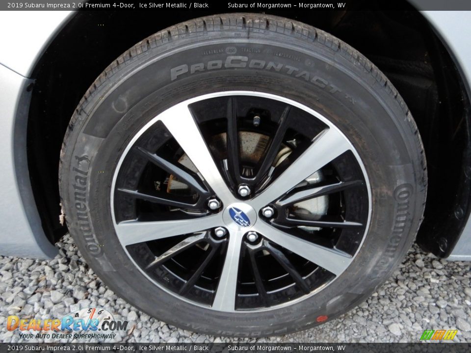 2019 Subaru Impreza 2.0i Premium 4-Door Ice Silver Metallic / Black Photo #9