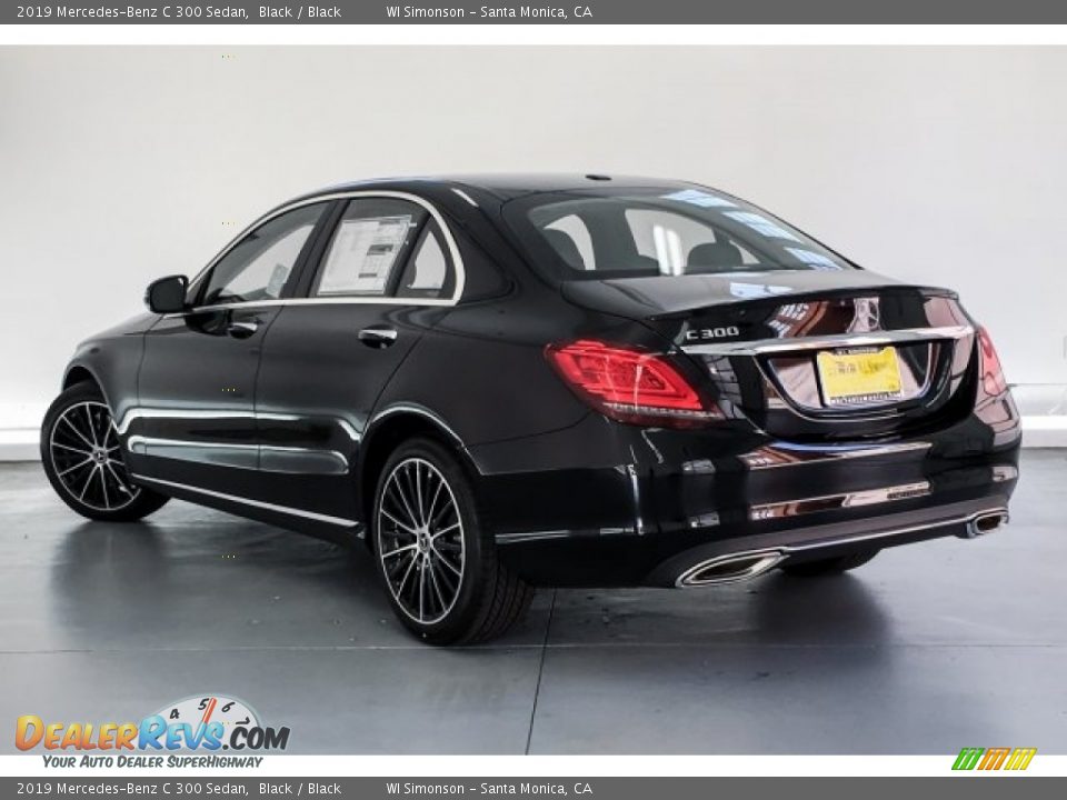 2019 Mercedes-Benz C 300 Sedan Black / Black Photo #2
