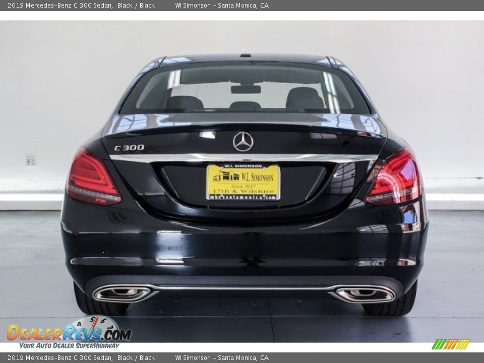 2019 Mercedes-Benz C 300 Sedan Black / Black Photo #3