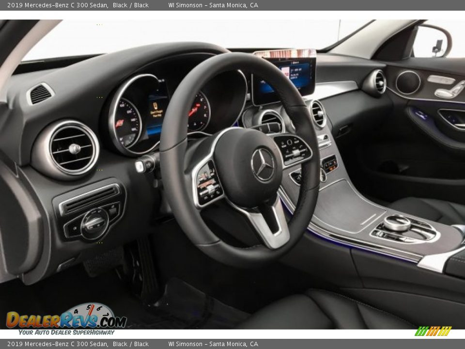 2019 Mercedes-Benz C 300 Sedan Black / Black Photo #4