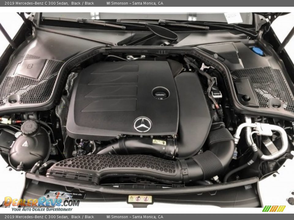 2019 Mercedes-Benz C 300 Sedan Black / Black Photo #8